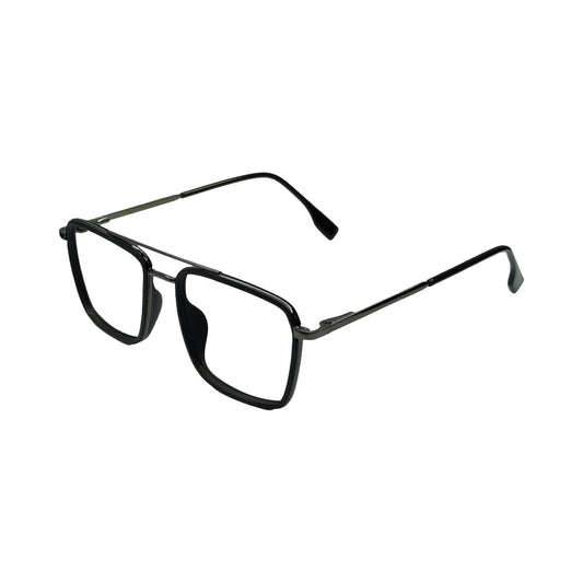 UKOPTICA® TREND LINE RECTANGLE EYEGLASSES BLACK 85706