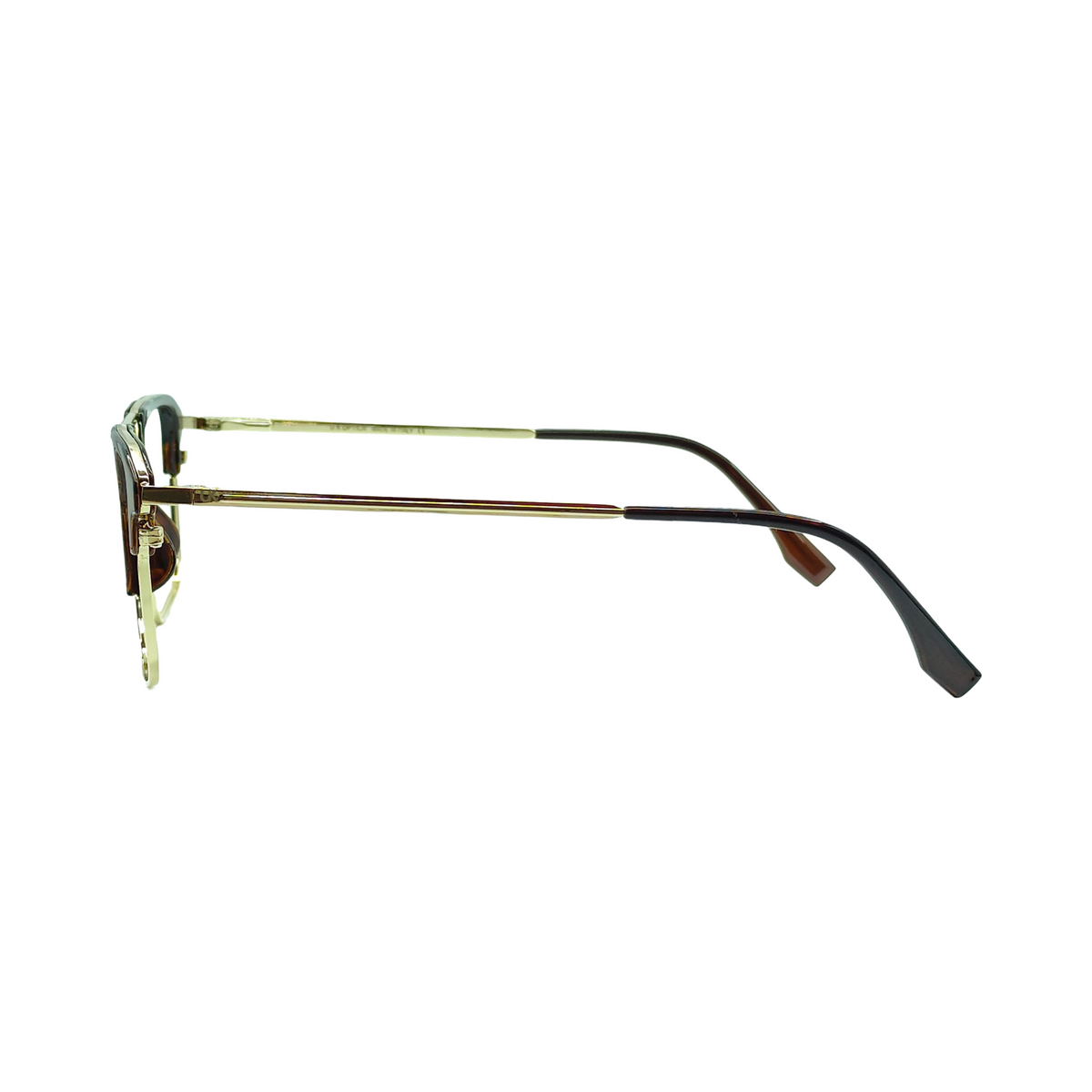 UKOPTICA NAVIGATOR METAL EYEGLASS 211105 BROWN/GOLDEN
