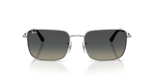 RAYBAN RB3771I SILVER RECTANGLE SUNGLASS