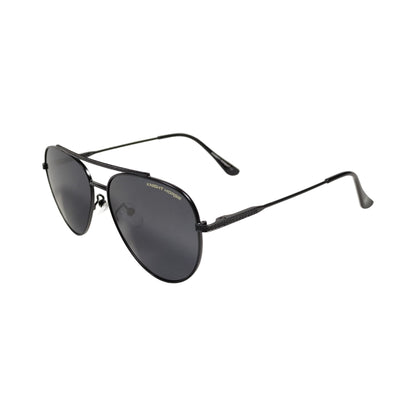 Knight Horse Aviator Sunglasses Black frame