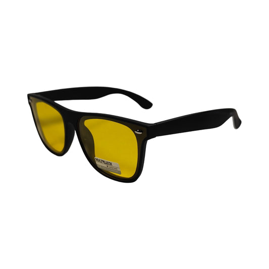 Matronix P4390 Yellow Shades Rectangle Polaroid Sunglasses