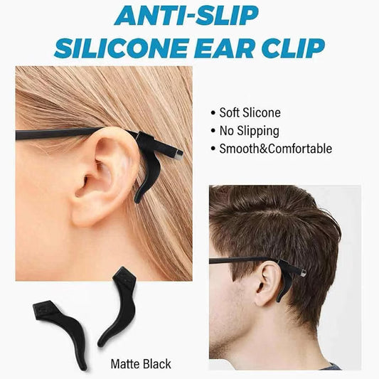 UKOPTICA 1 Pair Anti-slip Comfortable Silicone Elastic Eyeglass Ear Grip Hook
