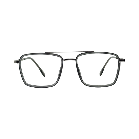 UKOPTICA® TREND LINE RECTANGLE EYEGLASSES GREY 85706