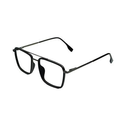 UKOPTICA® TREND LINE RECTANGLE EYEGLASSES BLACK 85706