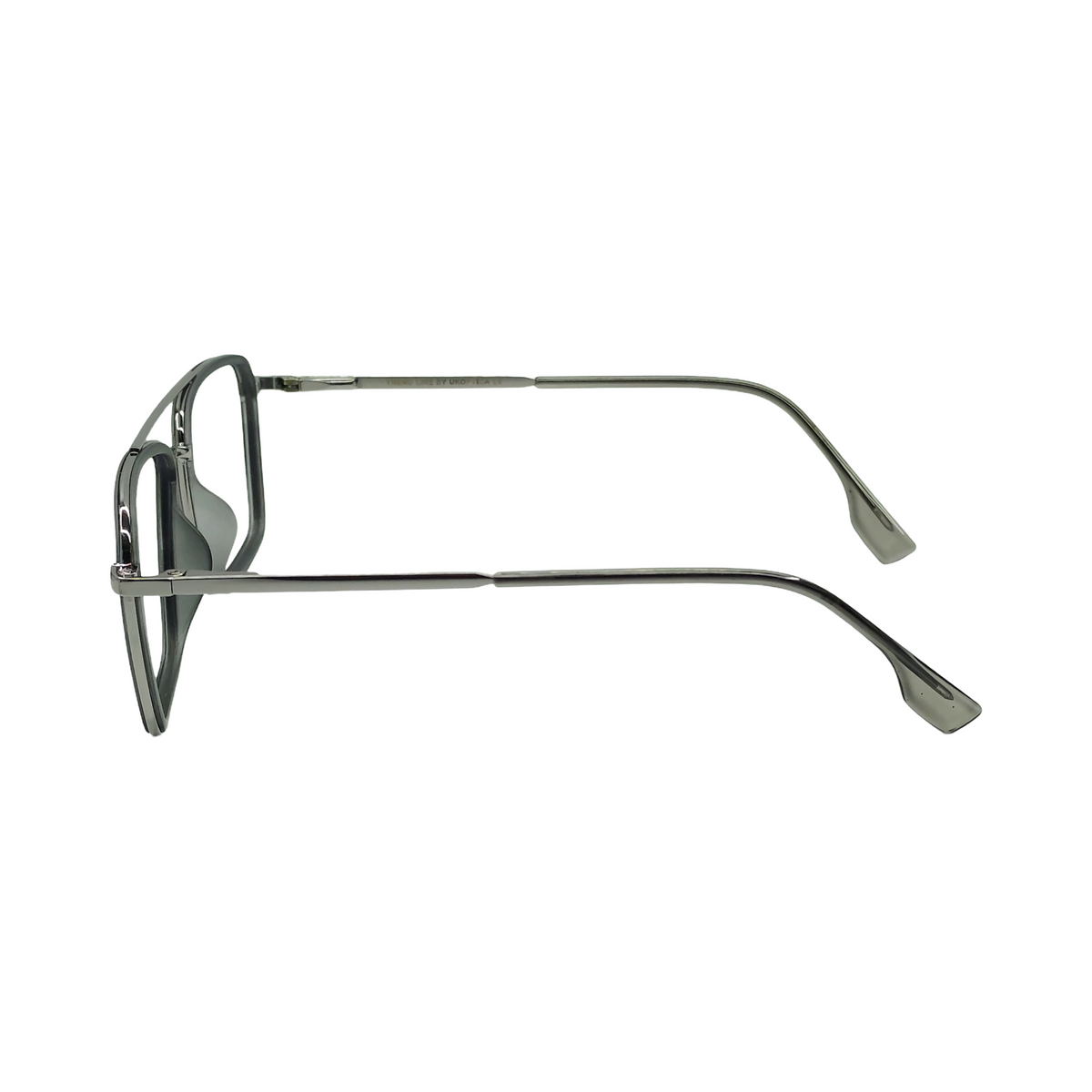 UKOPTICA® TREND LINE RECTANGLE EYEGLASSES GREY 85706