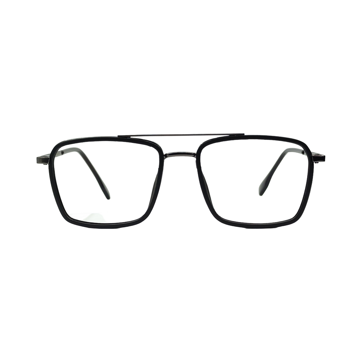 UKOPTICA® TREND LINE RECTANGLE EYEGLASSES BLACK 85706