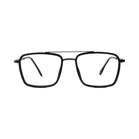 UKOPTICA® TREND LINE RECTANGLE EYEGLASSES BLACK 85706