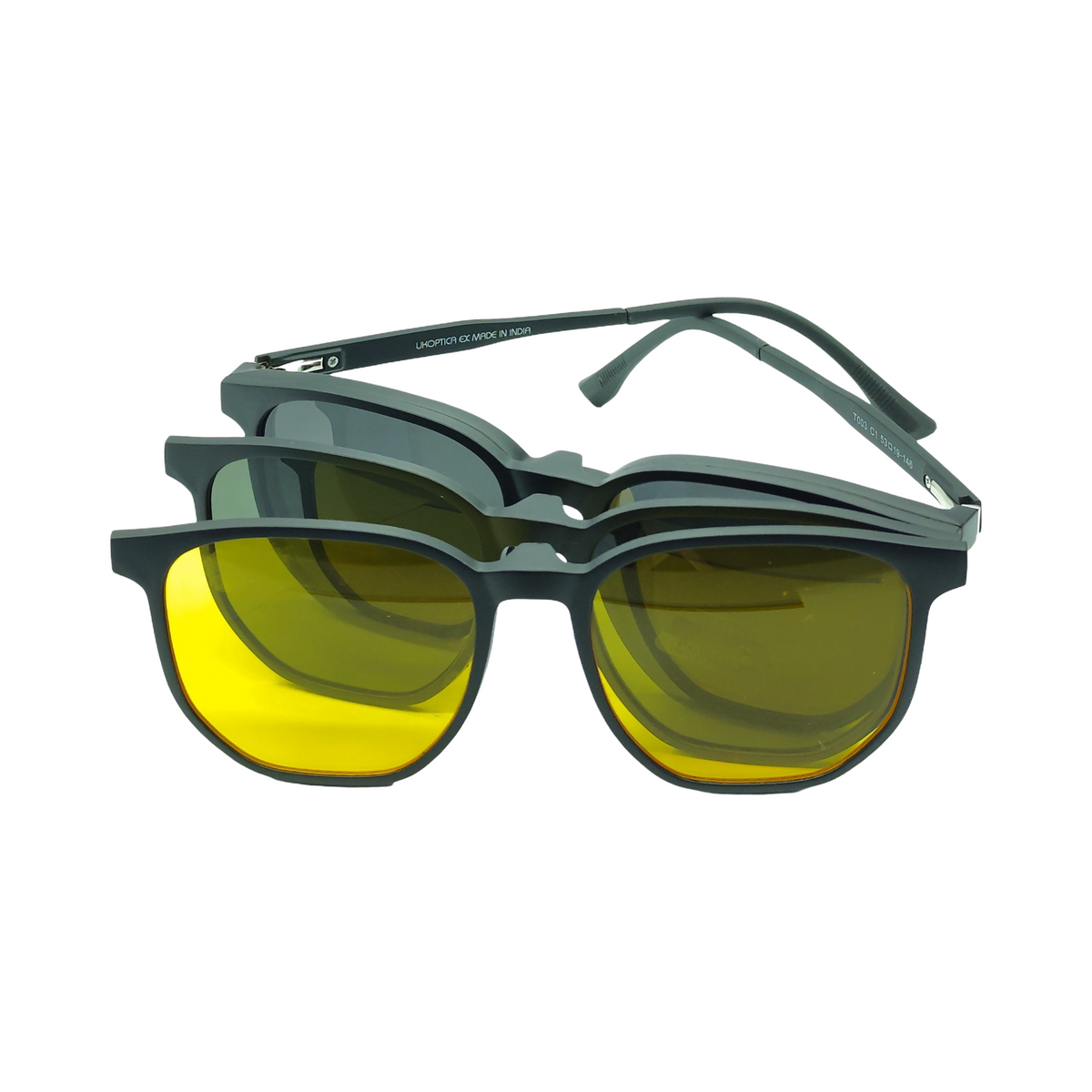 UKOPTICA® 4-in-1 MAGNETIC CLIP ON EYEGLASSES T003 C1