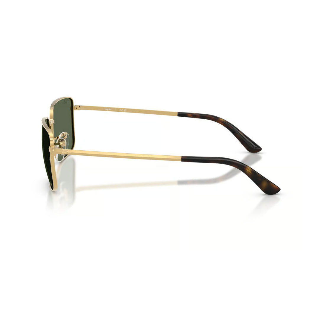 RAYBAN RB3771I GOLDEN RECTANGLE SUNGLASS