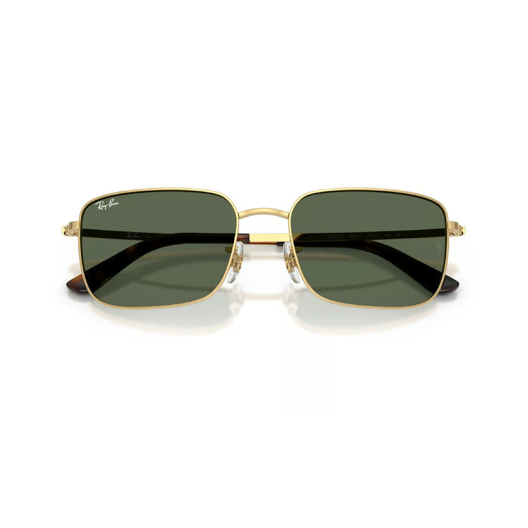 RAYBAN RB3771I GOLDEN RECTANGLE SUNGLASS