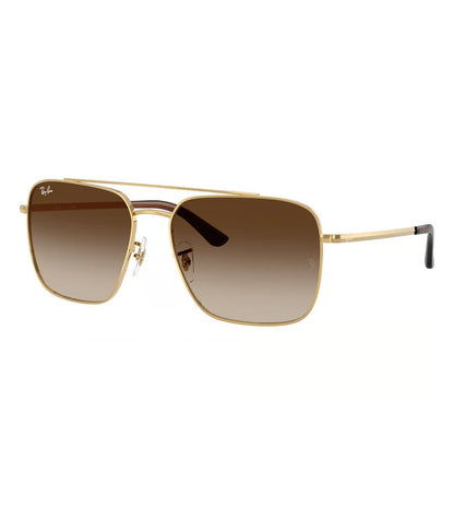 RAYBAN RB3773I GOLDEN AVIATOR SUNGLASS
