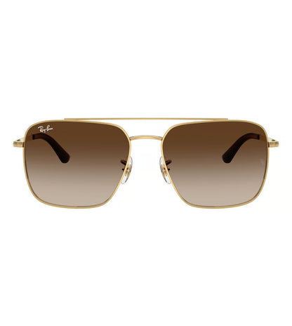 RAYBAN RB3773I GOLDEN AVIATOR SUNGLASS