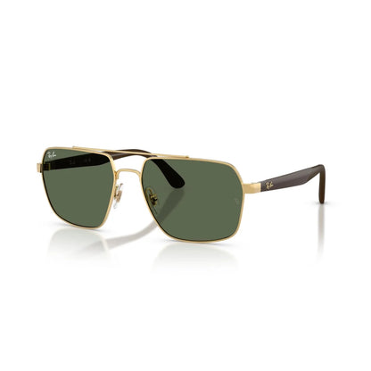 RAYBAN RB3785I GOLDEN RECTANGLE SUNGLASS