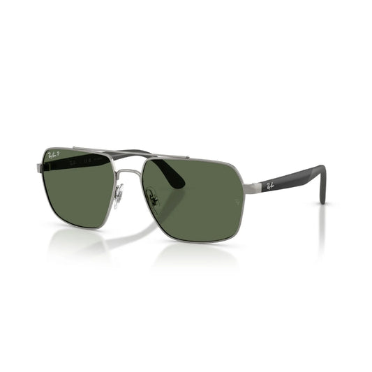 RAYBAN RB3785I GUNMETAL RECTANGLE SUNGLASS
