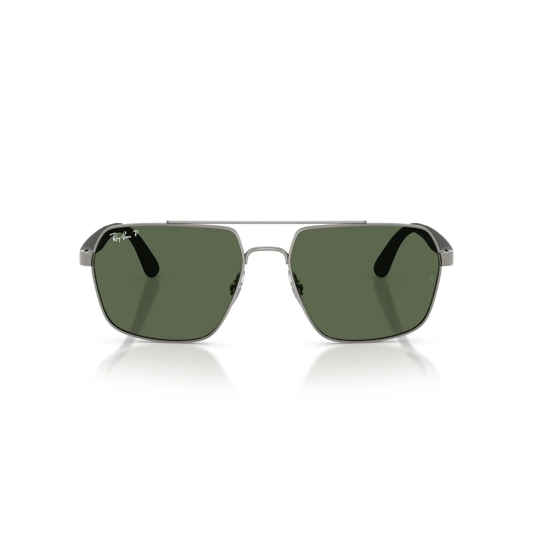RAYBAN RB3785I GUNMETAL RECTANGLE SUNGLASS