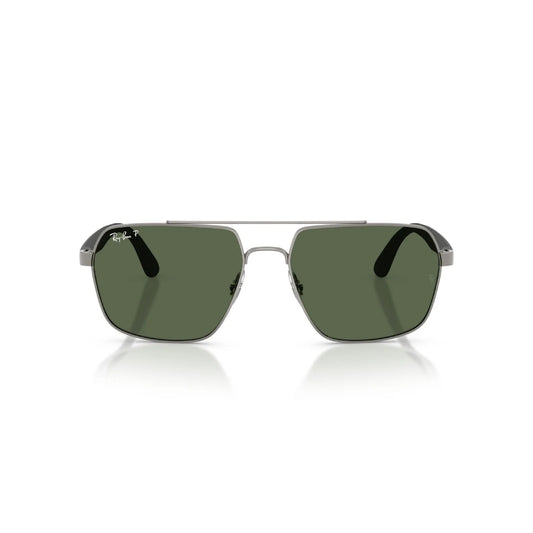 RAYBAN RB3785I GUNMETAL RECTANGLE SUNGLASS