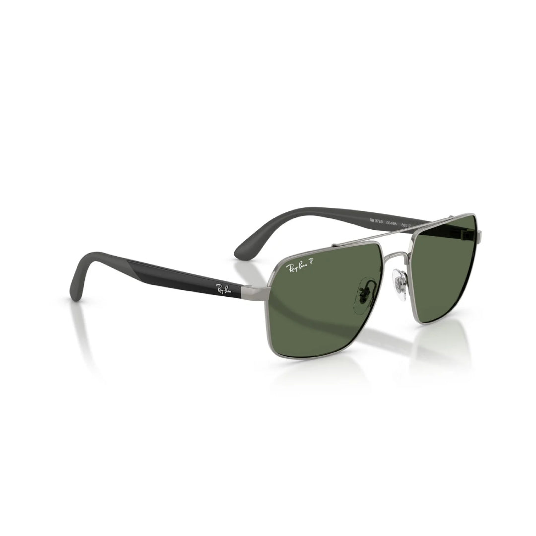RAYBAN RB3785I GUNMETAL RECTANGLE SUNGLASS