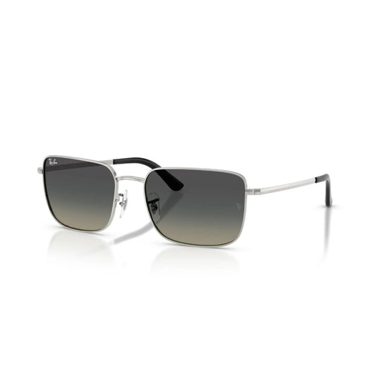 RAYBAN RB3771I SILVER RECTANGLE SUNGLASS