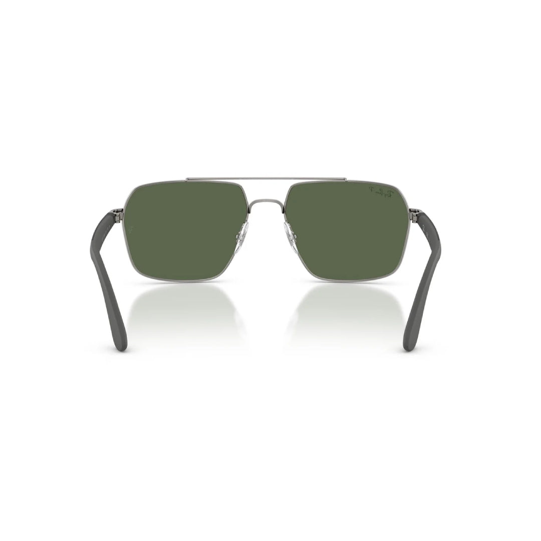 RAYBAN RB3785I GUNMETAL RECTANGLE SUNGLASS