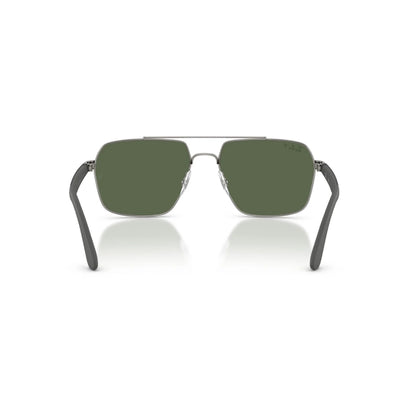 RAYBAN RB3785I GUNMETAL RECTANGLE SUNGLASS