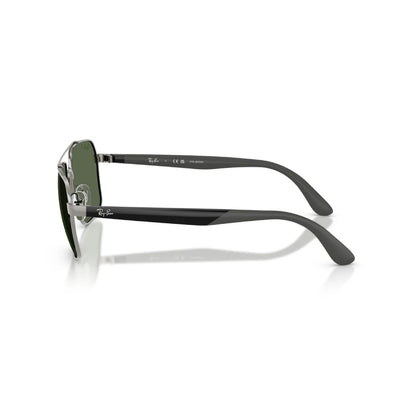 RAYBAN RB3785I GUNMETAL RECTANGLE SUNGLASS