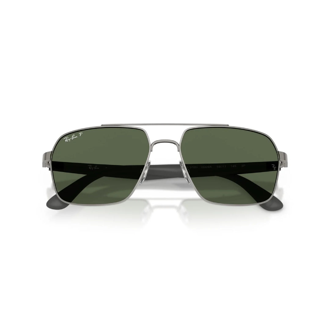 RAYBAN RB3785I GUNMETAL RECTANGLE SUNGLASS