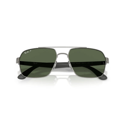 RAYBAN RB3785I GUNMETAL RECTANGLE SUNGLASS