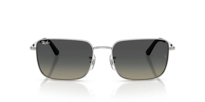 RAYBAN RB3771I SILVER RECTANGLE SUNGLASS