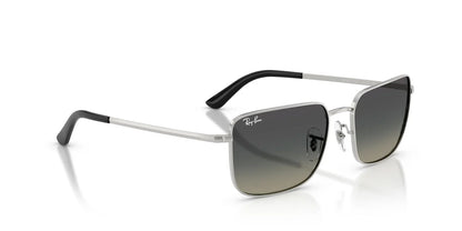 RAYBAN RB3771I SILVER RECTANGLE SUNGLASS