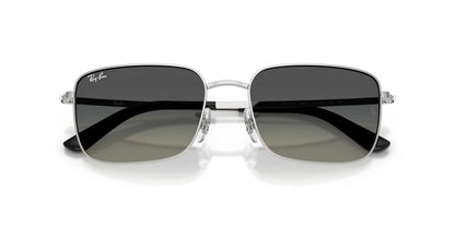 RAYBAN RB3771I SILVER RECTANGLE SUNGLASS