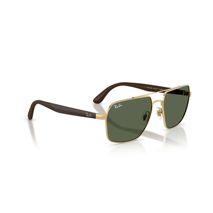 RAYBAN RB3785I GOLDEN RECTANGLE SUNGLASS
