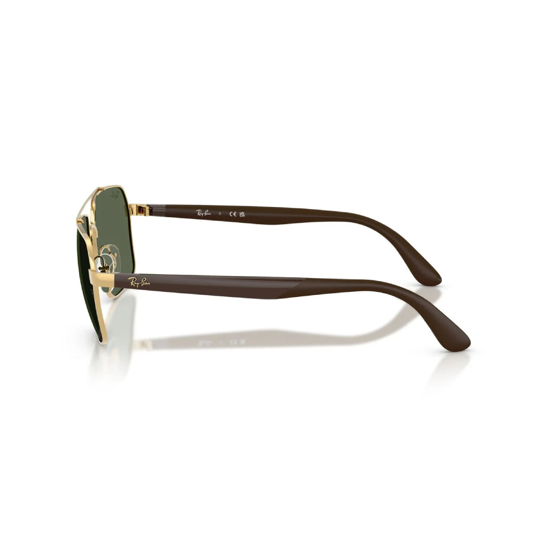 RAYBAN RB3785I GOLDEN RECTANGLE SUNGLASS