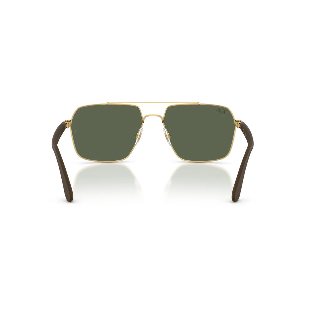 RAYBAN RB3785I GOLDEN RECTANGLE SUNGLASS