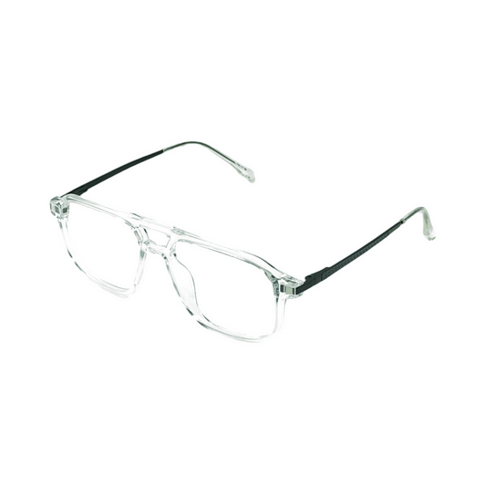 TOM HARDY 4-IN-1 MAGNETIC ATTACHMENT/CLIP ON GLASSES 99007 TRANSPARENT/BLACK