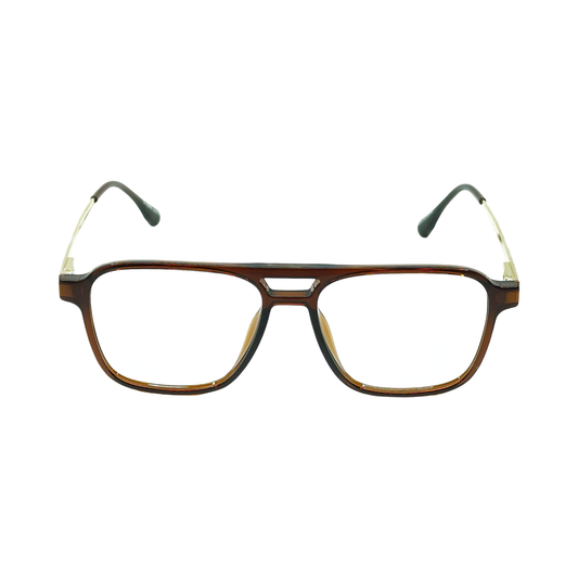 TOM HARDY 4-IN-1 MAGNETIC ATTACHMENT/CLIP ON GLASSES 99008 BROWN/GOLDEN