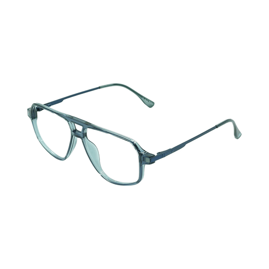 TOM HARDY 4-IN-1 MAGNETIC ATTACHMENT/CLIP ON GLASSES 99009 BLUE/BLACK