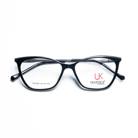 UKOPTICA TPC0007 TR90 Cateye Glossy Black