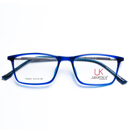 UKOPTICA TPZ0001 TR90 Rectangle Glossy Dark Blue