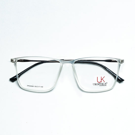 UKOPTICA TPC0006 TR90 Rectangle Matte White