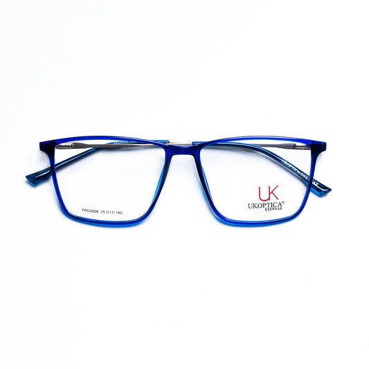 UKOPTICA TPC0006 TR90 Rectangle Matte Blue