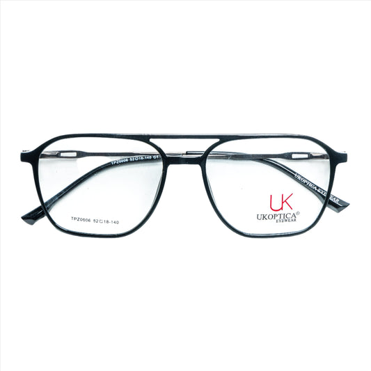 UKOPTICA TPZ0006 TR90 Rectangle Glossy Black