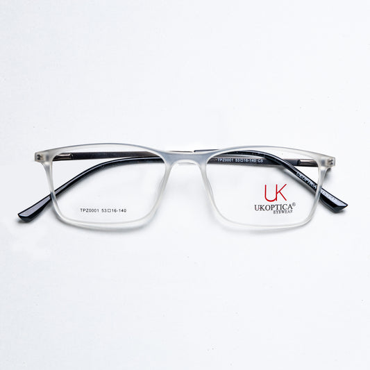 UKOPTICA TPZ0001 TR90 Rectangle White frame