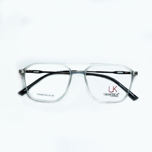 UKOPTICA TPZ0006 TR90 Rectangle Matte White