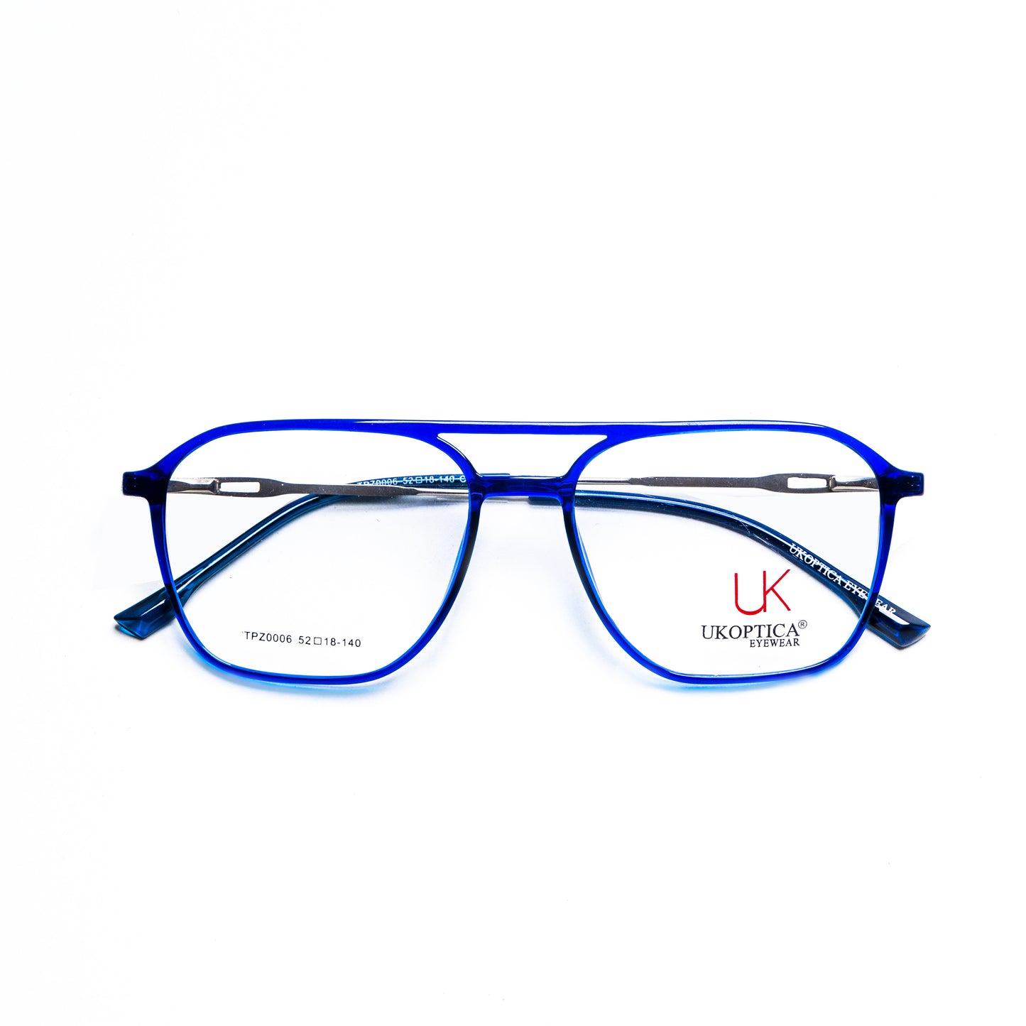 UKOPTICA TPZ0006 TR90 Rectangle Glossy Blue