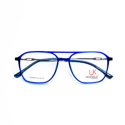 UKOPTICA TPZ0006 TR90 Rectangle Glossy Blue