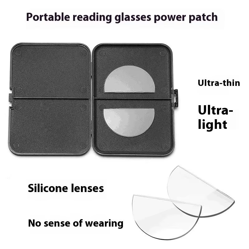 Bifocal Liquid Stick-on Presbyopic Lenses Bifocal Reading Magnification Readers Silicone Lenses Liquid Reading Glasses, Vision Care, Health and Household