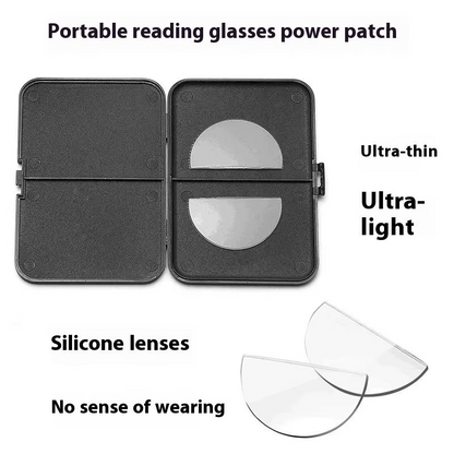 Bifocal Liquid Stick-on Presbyopic Lenses Bifocal Reading Magnification Readers Silicone Lenses Liquid Reading Glasses, Vision Care, Health and Household