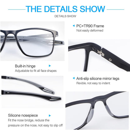 Progressive Blue Light Protection Sunglasses Smart Photochromic